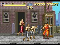 une photo d'Ã©cran de Final Fight CD sur Sega Mega-CD
